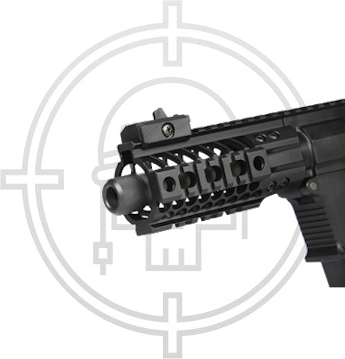 Ares M45X-S with EFCS Gearbox (Retractable Stock with Arm Stabilizing Brace - Black - AR-085E)